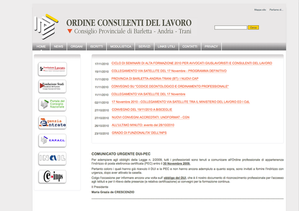 Ordine Consulenti del Lavoro BAT