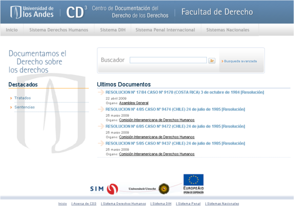 University of Los Andes - CD3 Legal Documentation Center