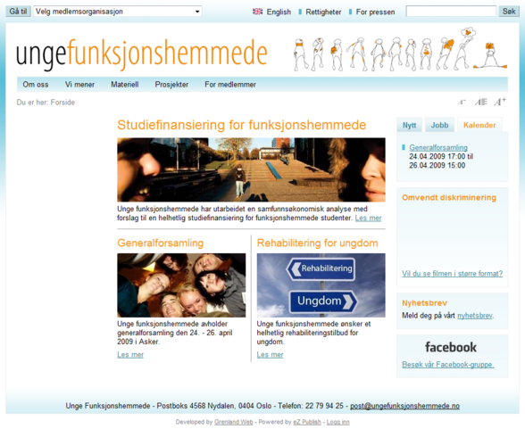 Unge Funksjonshemmede