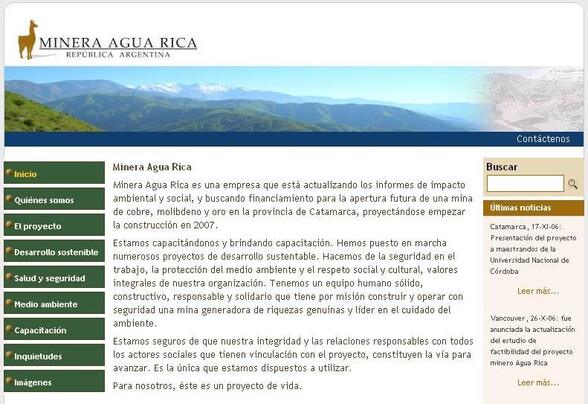 Minera Agua Rica 