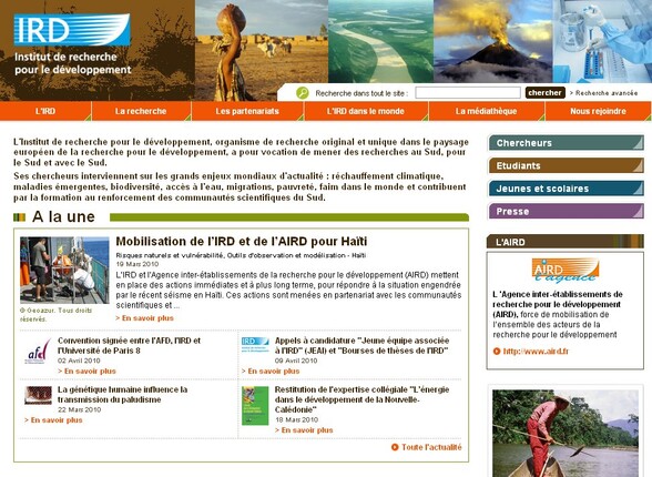 Institut de Recherche pour le développement