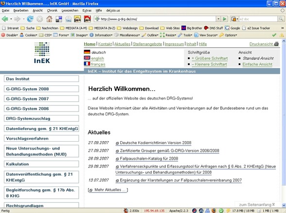 Institut für das Entgeltsystem im Krankenhaus (InEK) GmbH