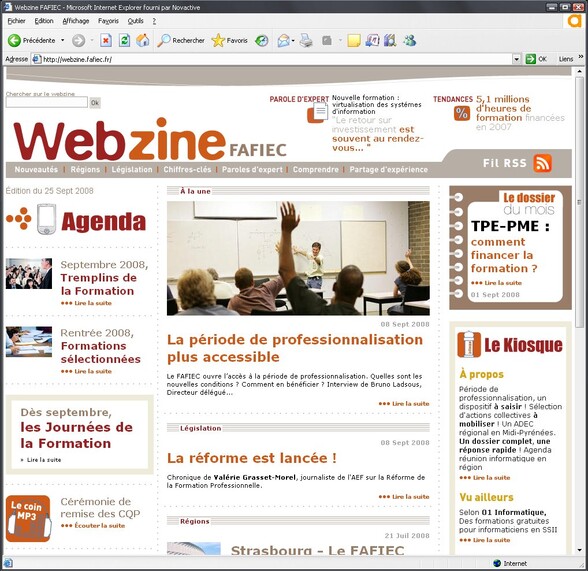 Webzine FAFIEC