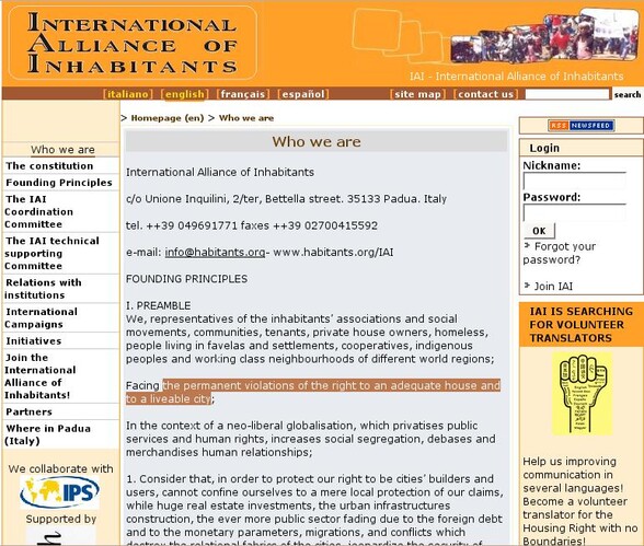 International Alliance of Habitants