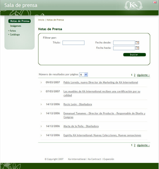 Ka Internacional Intranet 