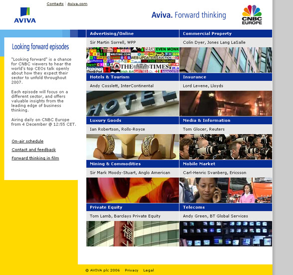 CNBC Europe: Looking Forward